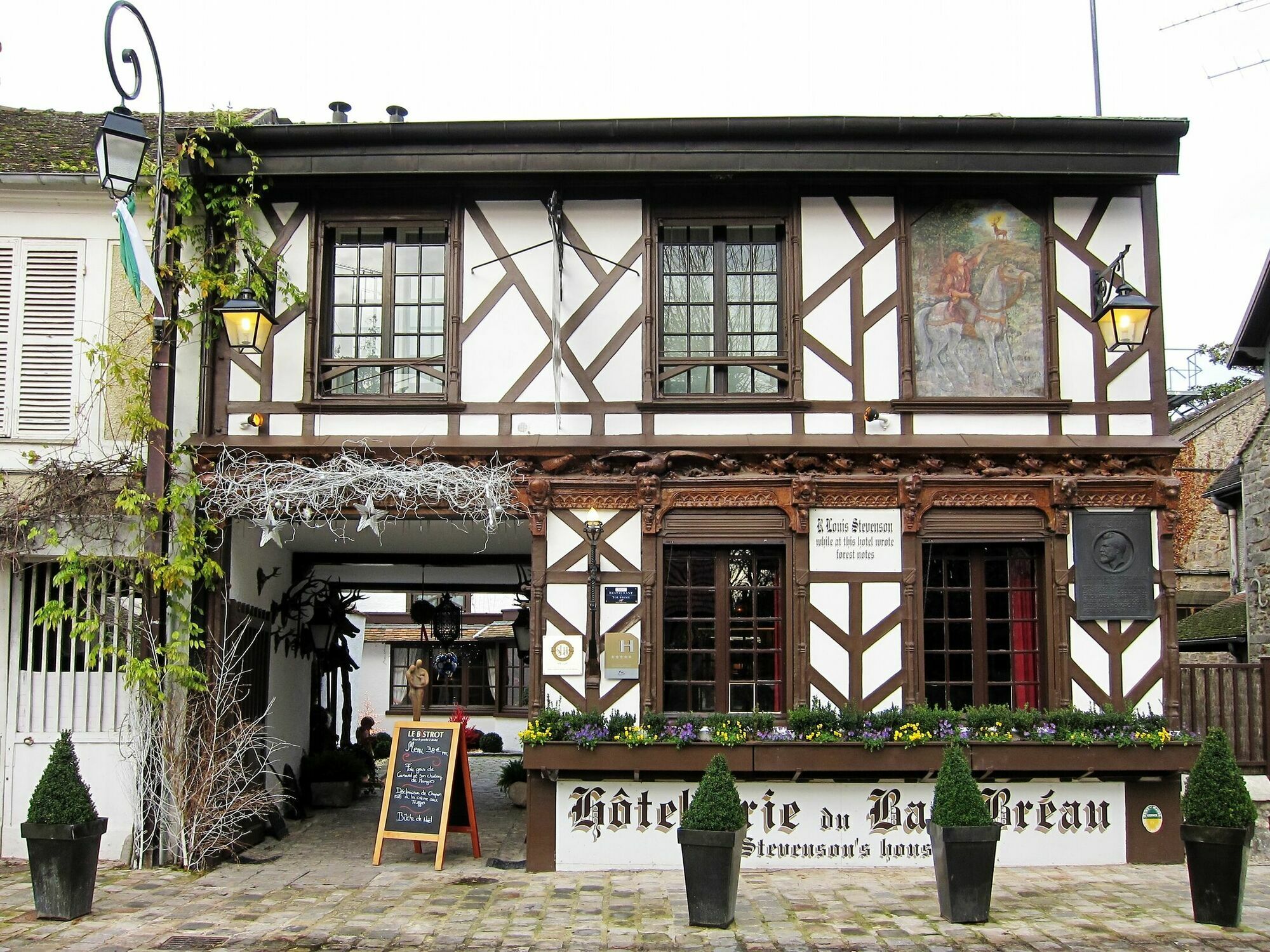 Hotellerie Du Bas-Breau Barbizon Dış mekan fotoğraf